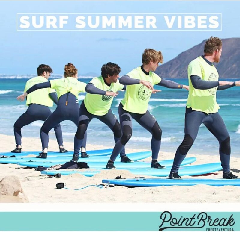 Surf en Corralejo: Clases para principiantes 🏄 con "Point Break"