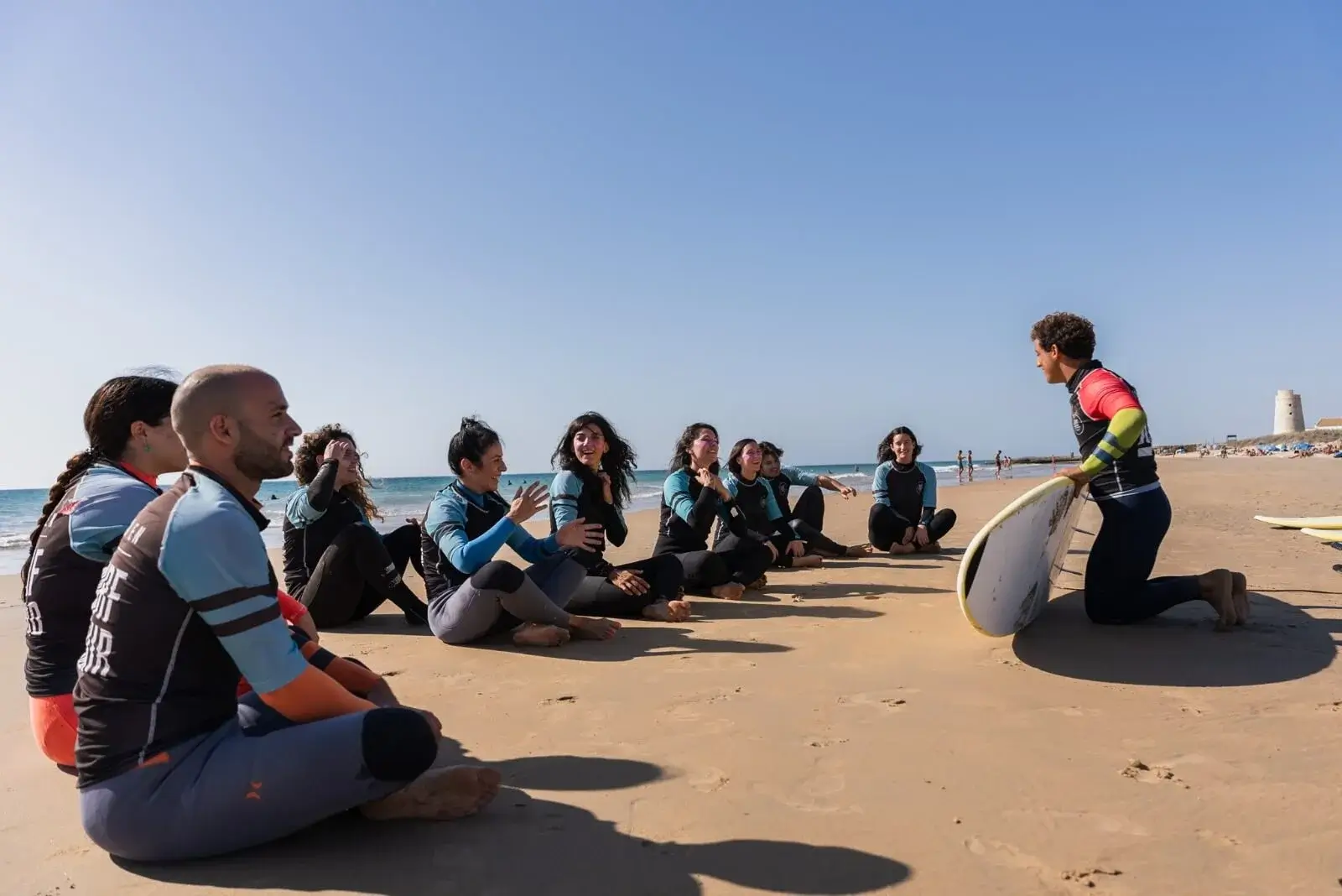 Surf camp in Conil, Cádiz Live the adventure at “Hurley Surf School”!🏄