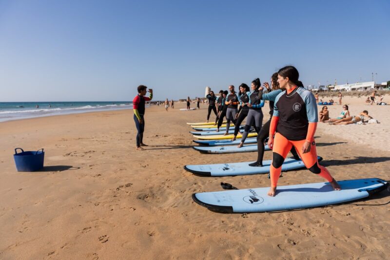 clases de surf El Palmar Intermedio